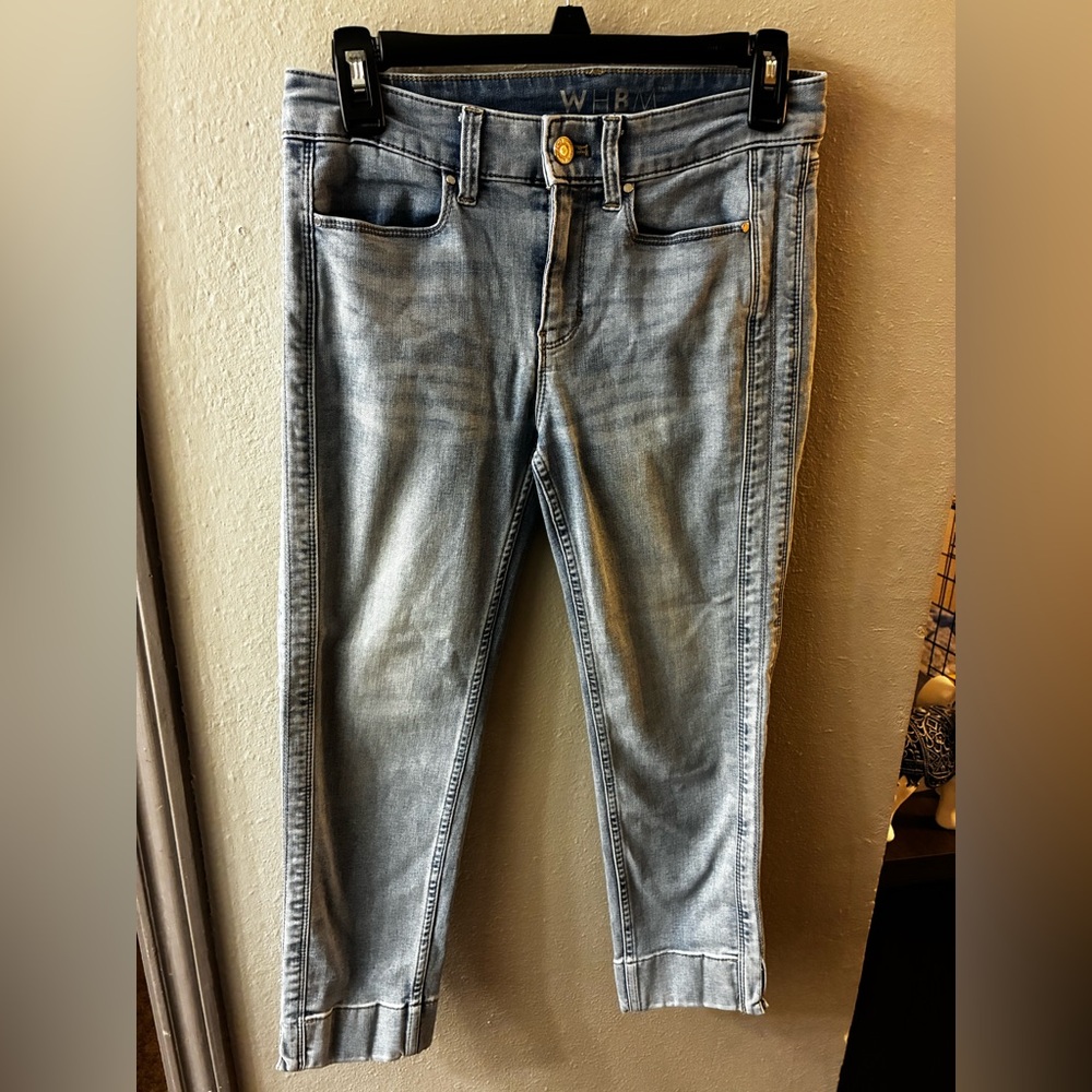 WHBM Slim Crop Jeans